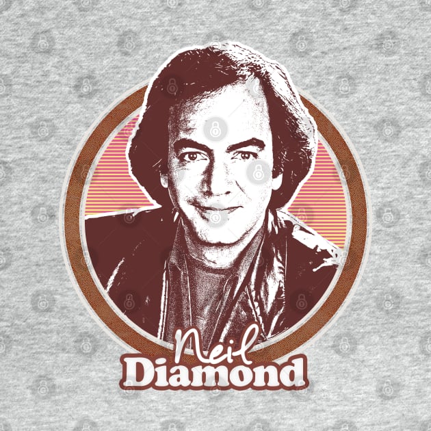 Neil Diamond // Retro 70s Fan Design by DankFutura